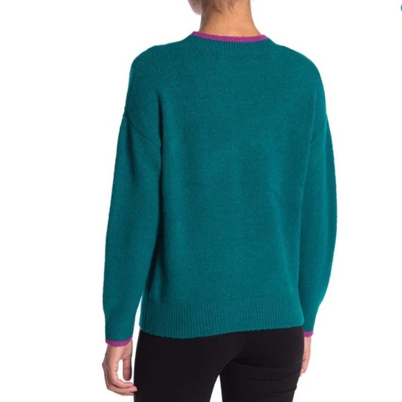 Code x mode verbiage sweater xl green/purple - Picture 2 of 7